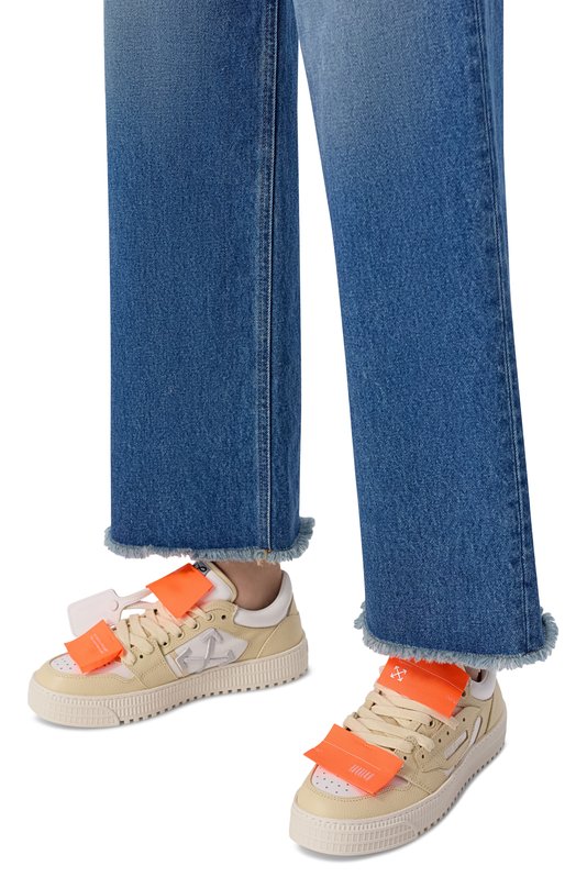 Кожаные кеды 3.0 Off Court Off-White 0WIA28ES26LEA001 Бежевый  0WIA28ES26LEA001 Фото 2