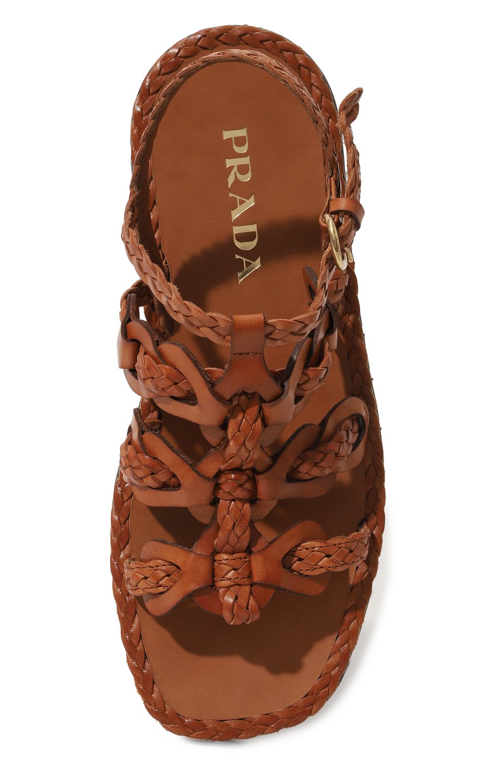 Кожаные сандалии PRADA, арт. 1X186M-027-F0046-A015, фото 6