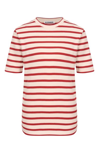 Женская хлопковая футболка JIL SANDER, арт. J40GC0111/J46497