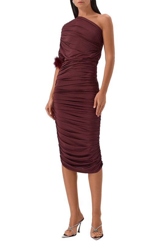 Платье Mugler 25F3R01788688 Бордовый  25F3R01788688 Фото 3
