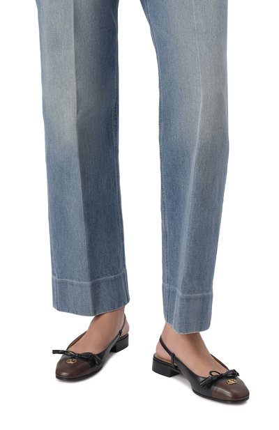 Кожаные балетки valet du roi VALENTINO, арт. 6W0S0MH0/DDT, фото 4