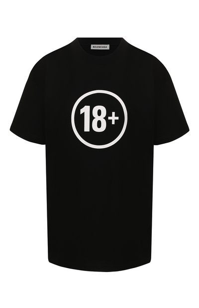 Женская хлопковая футболка BALENCIAGA, арт. 612965/TIV43