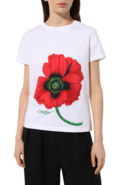 Хлопковая футболка KENZO, арт. FC62TS0134S0, фото 3