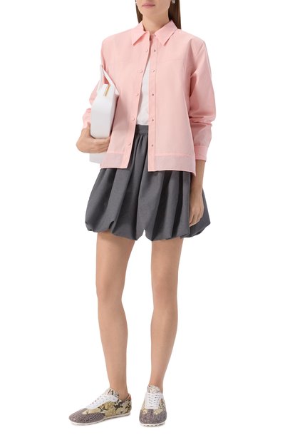 Кожаные кеды MARNI, арт. SNZW020400/P9099, фото 3