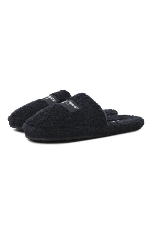 Текстильные сабо DG Hotel Dolce & Gabbana A80608/A0324 Чёрный A80608/A0324