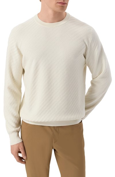 Джемпер из хлопка и шелка BRIONI, арт. UMQ90L/PAK22, фото 3