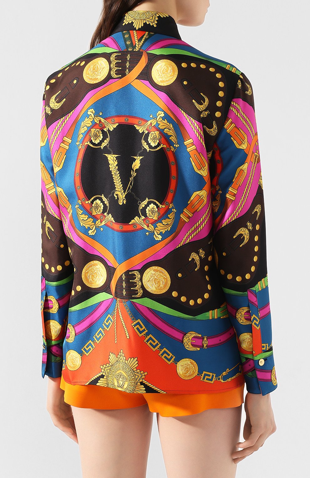 Шелковая рубашка VERSACE, арт. A82662/A233263, фото 4
