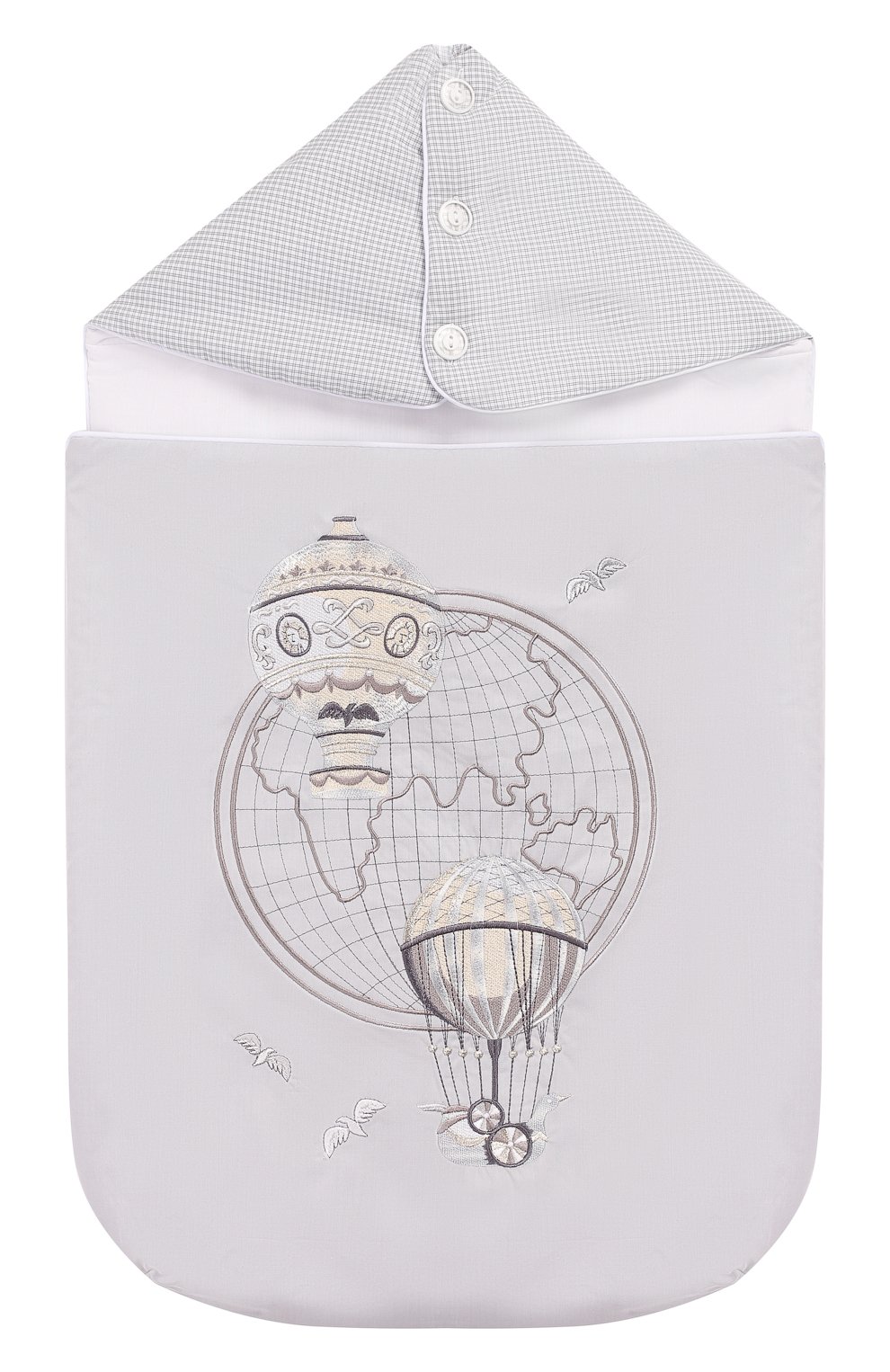 Комплект из 4-х изделий вокруг света CHEPE серого цвета по цене 9200 руб., арт. 71280, фото 7 Комплект из 4-х изделий вокруг света CHEPE, арт. 71280, фото 7