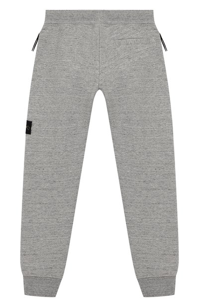 Хлопковые джоггеры STONE ISLAND серого цвета по цене 9950 руб., арт. 711661043/10-12, фото 2 Хлопковые джоггеры STONE ISLAND, арт. 711661043/10-12, фото 2