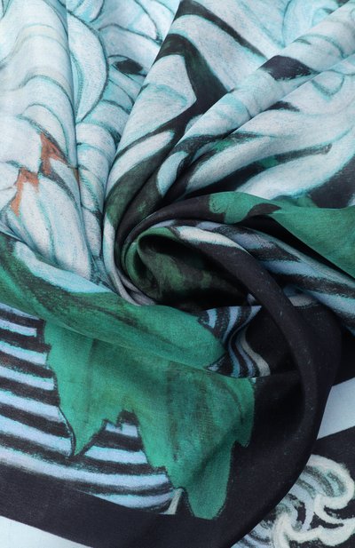 Шелковая шаль хризантемы GOURJI, арт. 91166437/4461108, фото 3