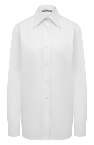 Хлопковая рубашка PRADA, арт. P498E-1UCX-F0009-211, фото 1