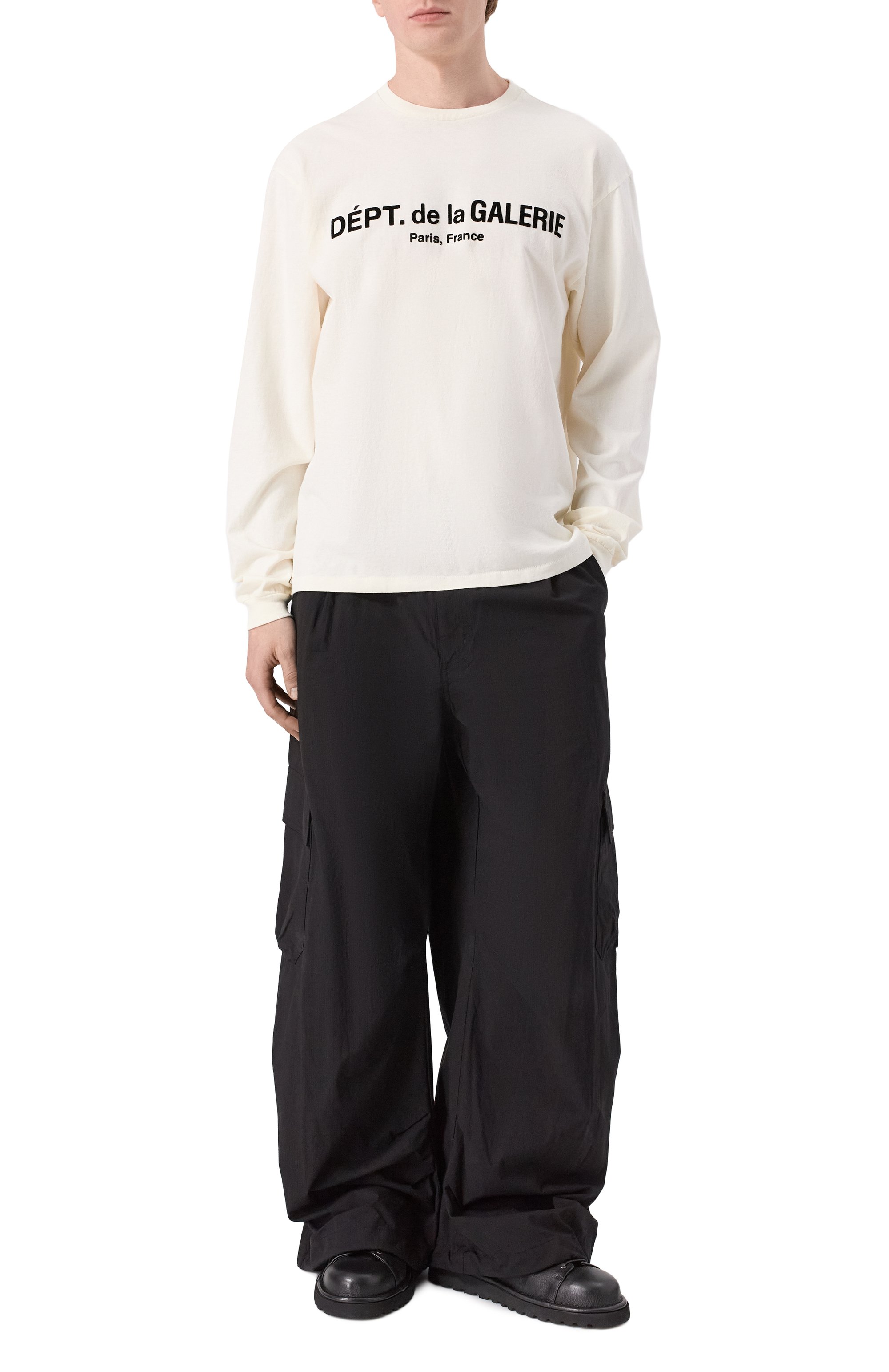 Хлопковый лонгслив GALLERY DEPT., арт. T0P037/C0TT0N, фото 2