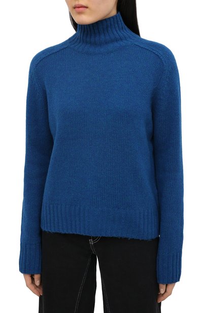 Шерстяной свитер ACNE STUDIOS синего цвета по цене 29950 руб., арт. A60211, фото 3 Шерстяной свитер ACNE STUDIOS, арт. A60211, фото 3