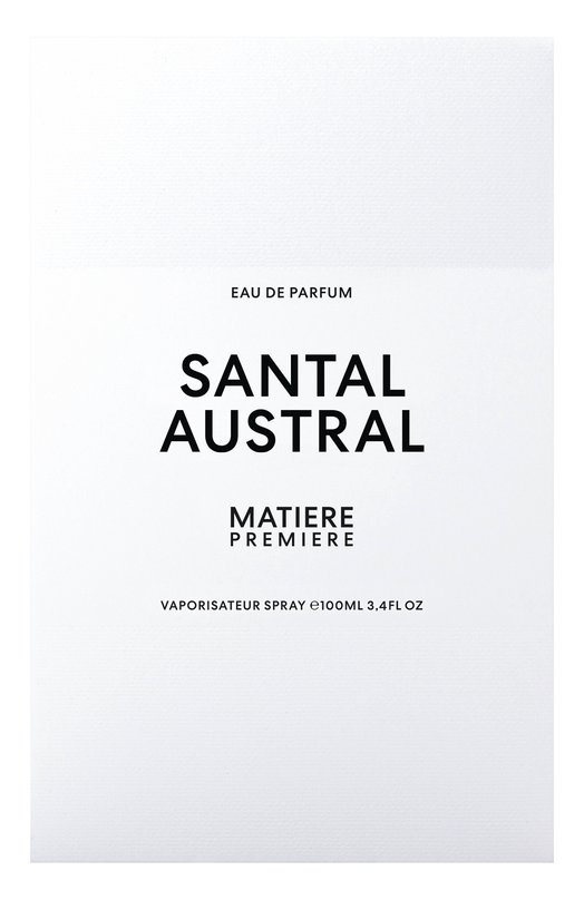 фото Парфюмерная вода santal austral (100ml) matiere premiere