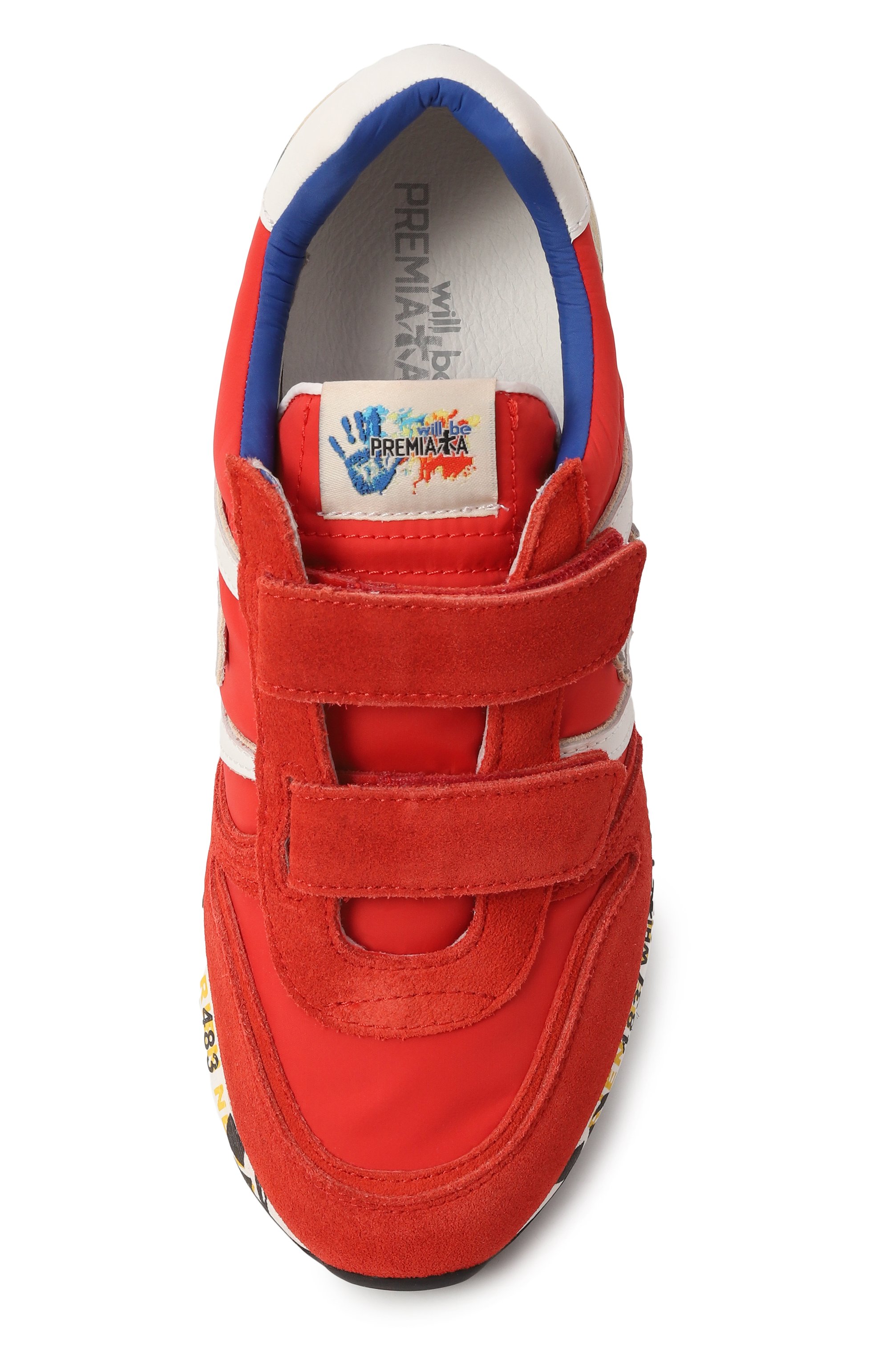 Комбинированные кроссовки sky PREMIATA WILL BE красного цвета по цене 21700 руб., арт. 18049353/SKY V/36-40, фото 4 Комбинированные кроссовки sky PREMIATA WILL BE, арт. 18049353/SKY V/36-40, фото 4