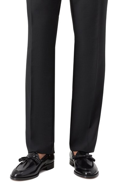 Кожаные лоферы bowshire VALENTINO, арт. 7Y2S0L07/CEE, фото 3