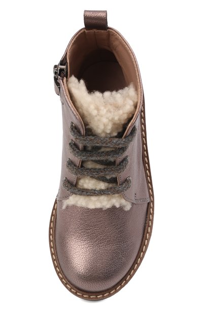 Кожаные ботинки BONPOINT, арт. H20EFALP(094)_824040, фото 4