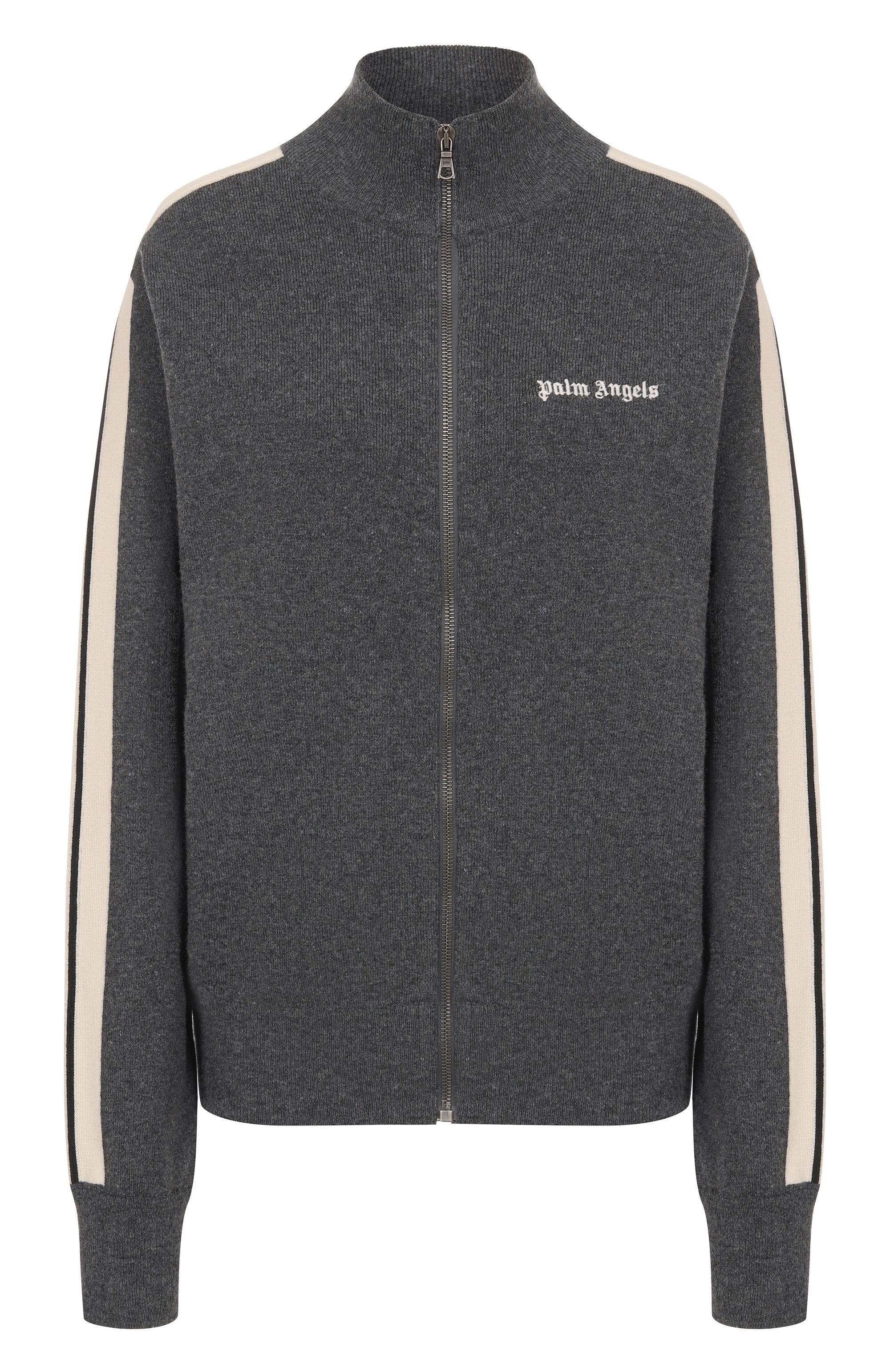 Кардиган из шерсти и вискозы PALM ANGELS, арт. PWHA062F25KNI001, фото 1