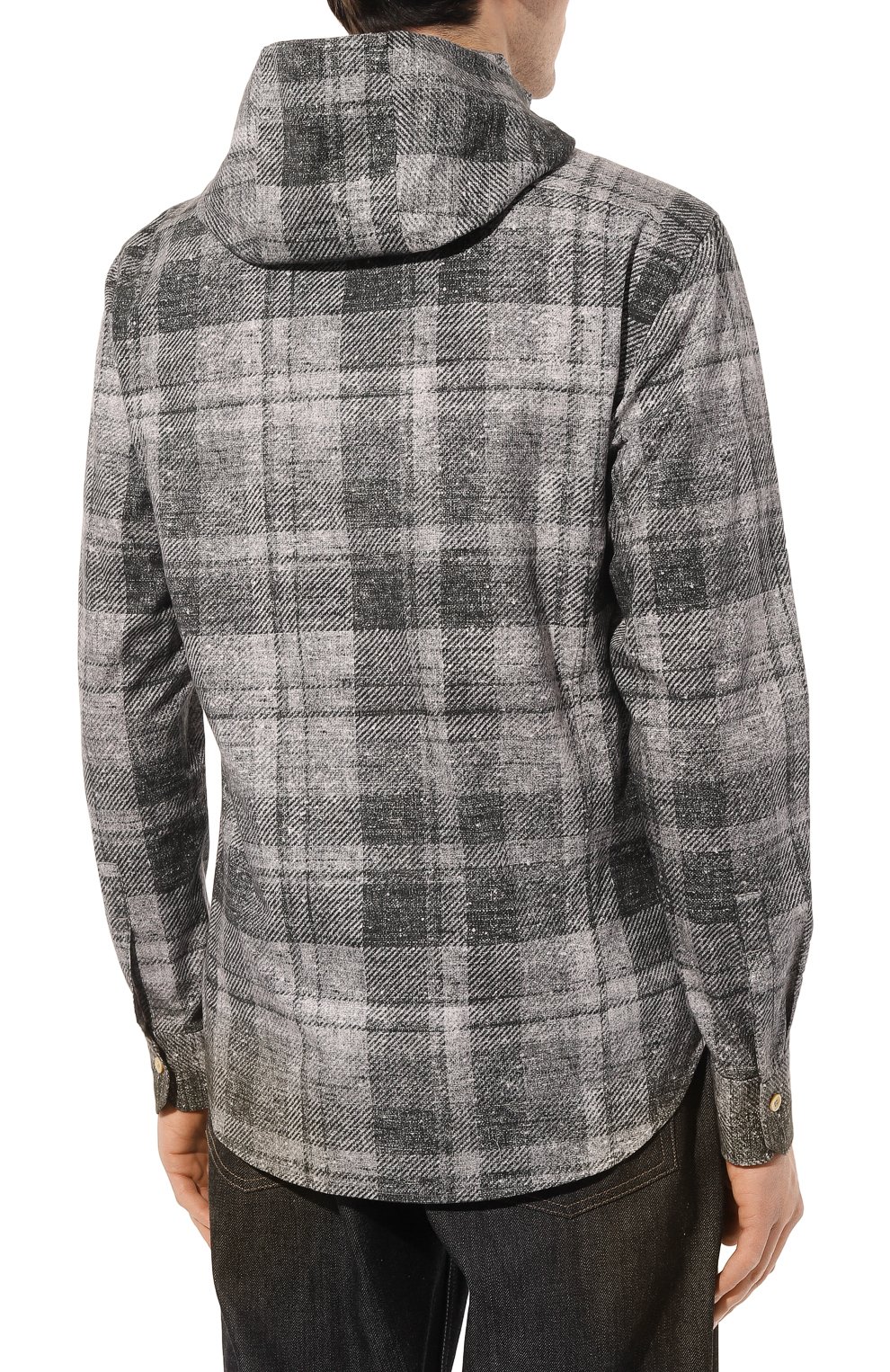 Хлопковая рубашка KITON, арт. UMCMARH0867504, фото 4