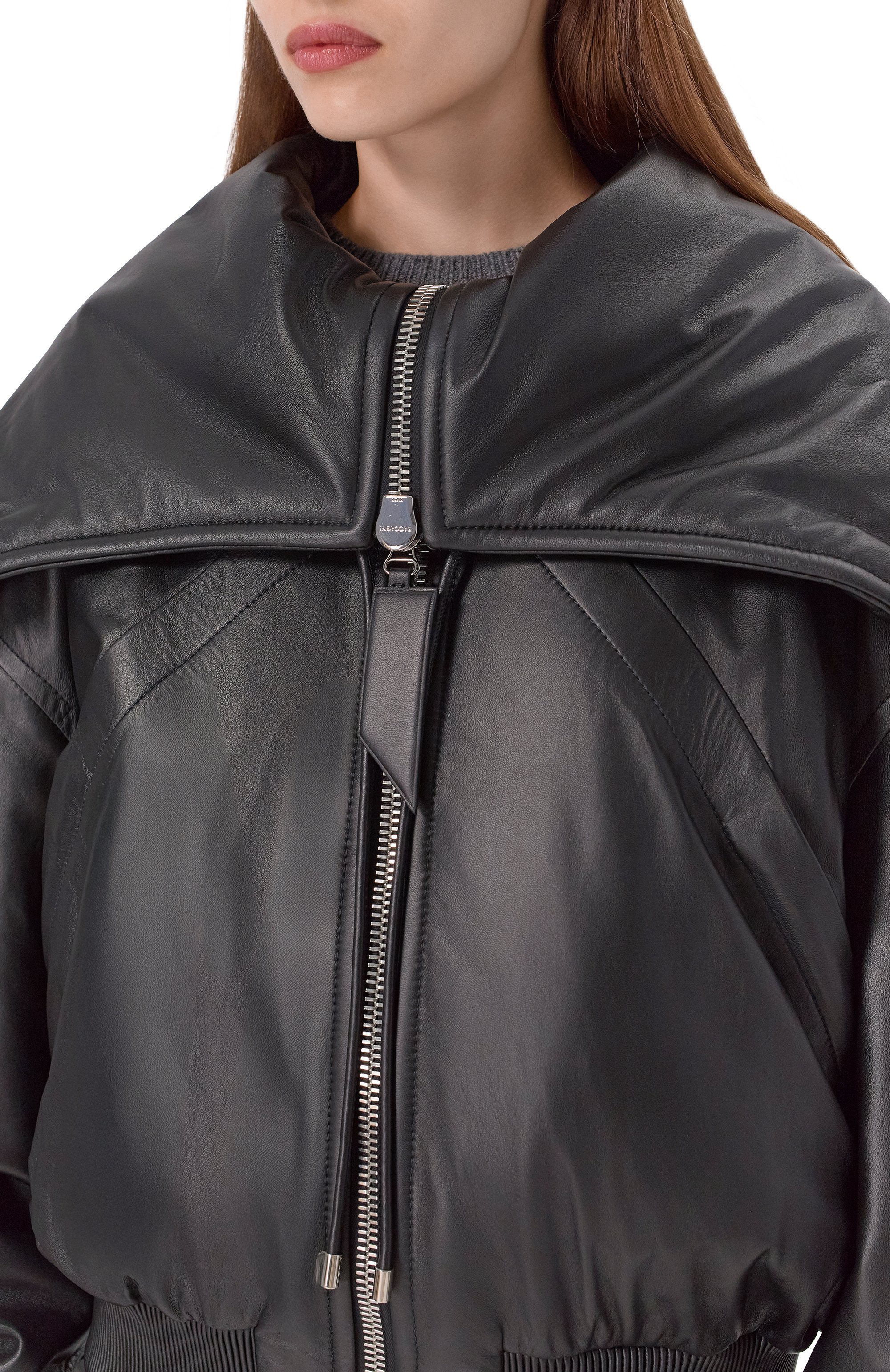 Утепленный бомбер THE ATTICO, арт. 247WCB62/L054, фото 5