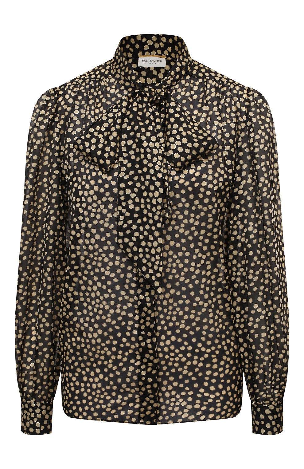 Шелковая блузка SAINT LAURENT, арт. 642347/Y8B09, фото 1