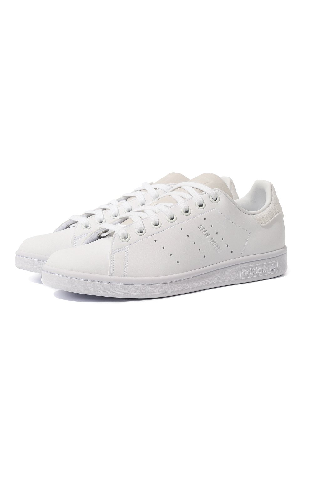 Женские кеды stan smith ADIDAS ORIGINALS белого цвета, арт. GY8154 | Фото 1 (Материал внешний: Экокожа; Подошва: Платформа, Плоская; Региональные ограничения белый список (Axapta Mercury): Не проставлено; Материал сплава: Проставлено; Нос: Не проставлено; Стили: Классический, Кэжуэл; Материал утеплителя: Без утеплителя; Драгоценные камни: Проставлено)