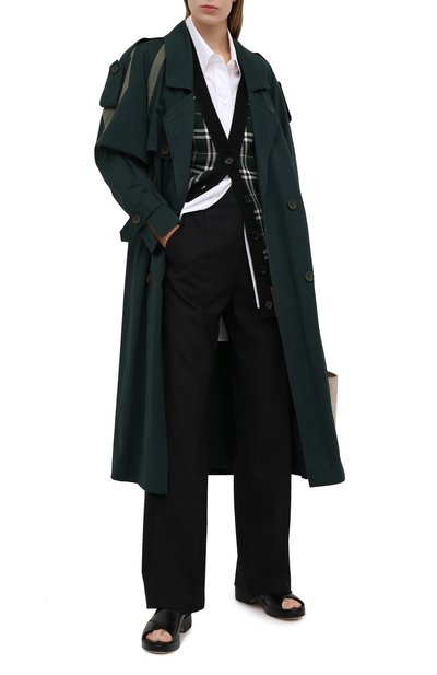 Шерстяные брюки BURBERRY, арт. 8037325, фото 2