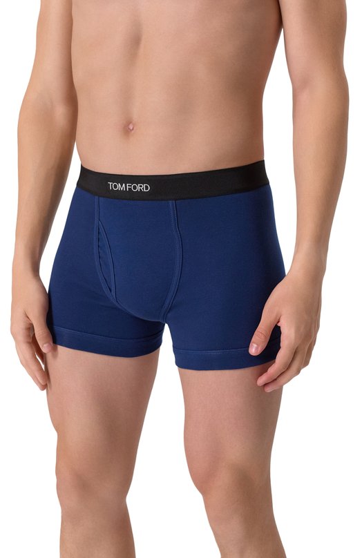 Хлопковые боксеры Tom Ford T4LC3/104 Синий  T4LC3/104 Фото 2