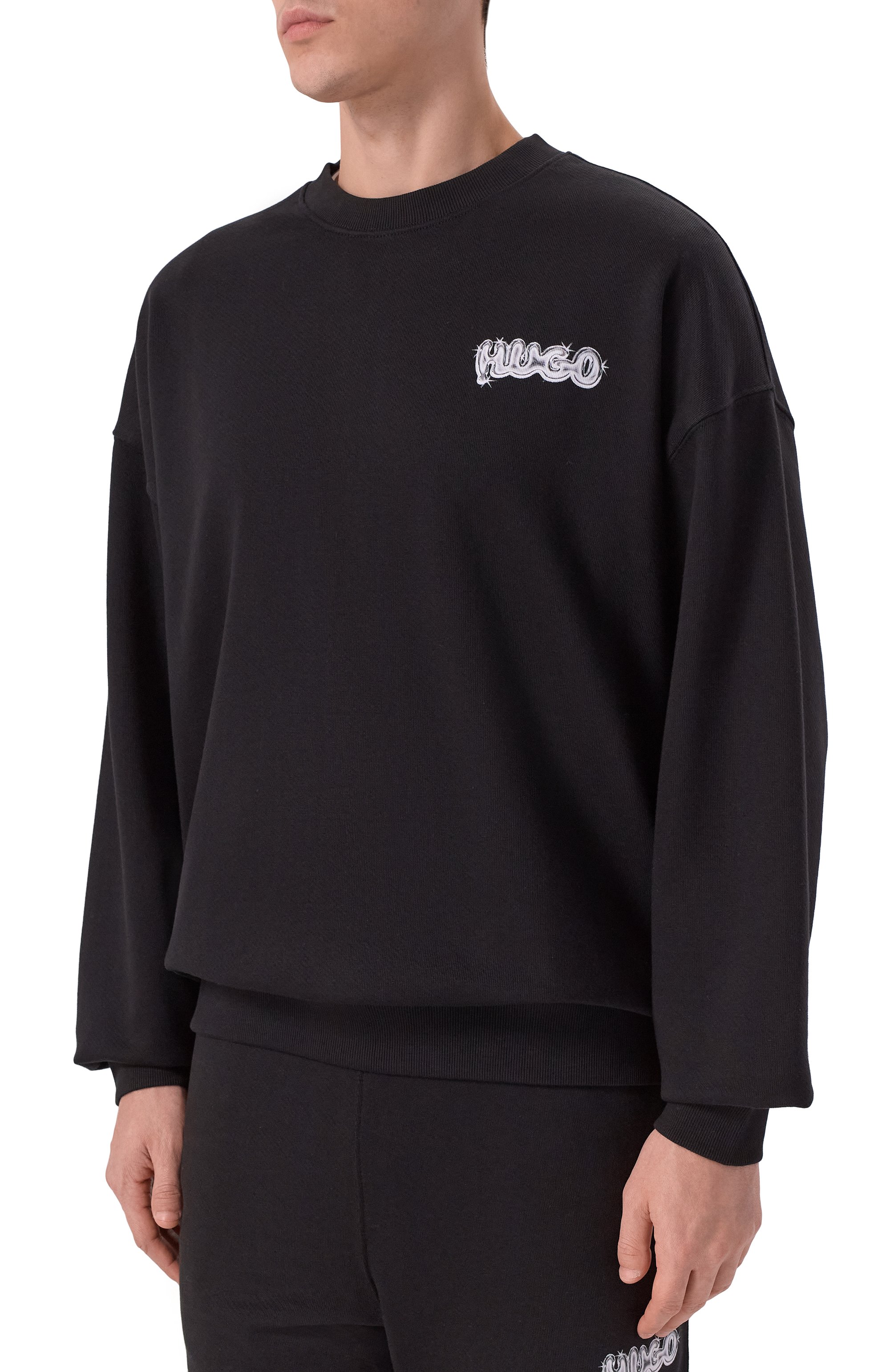 Хлопковый свитшот HUGO BLUE, арт. 50549778, фото 3