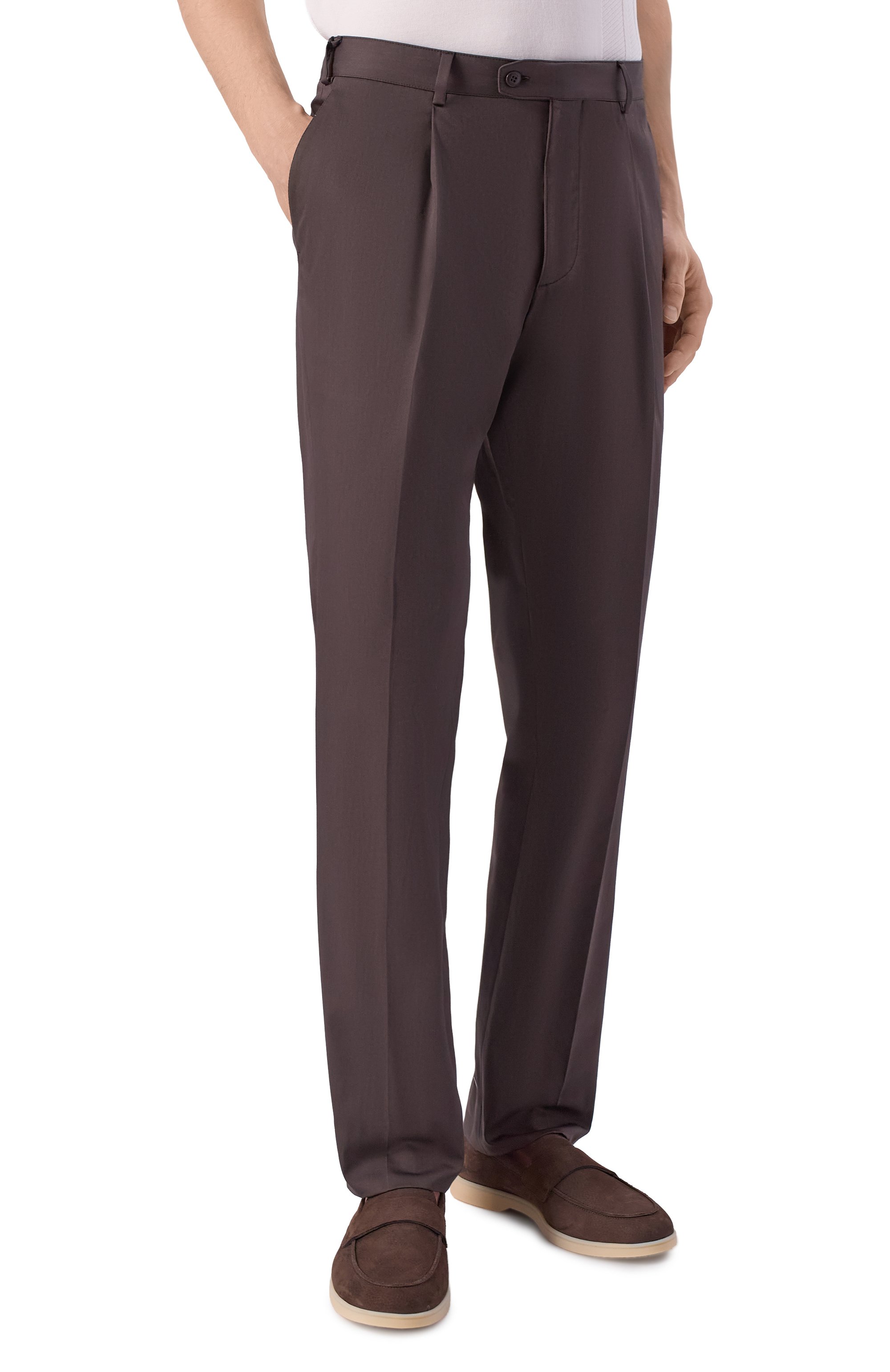 Хлопковые брюки BRIONI, арт. RPCW0M/PZ046, фото 3