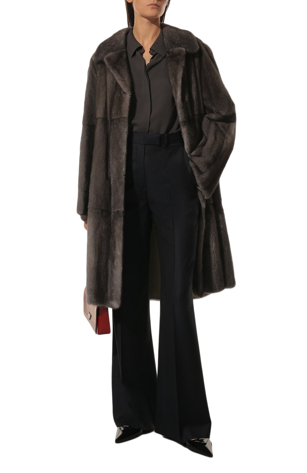 Шуба из норки PRADA, арт. 166543-L89-F0031, фото 2