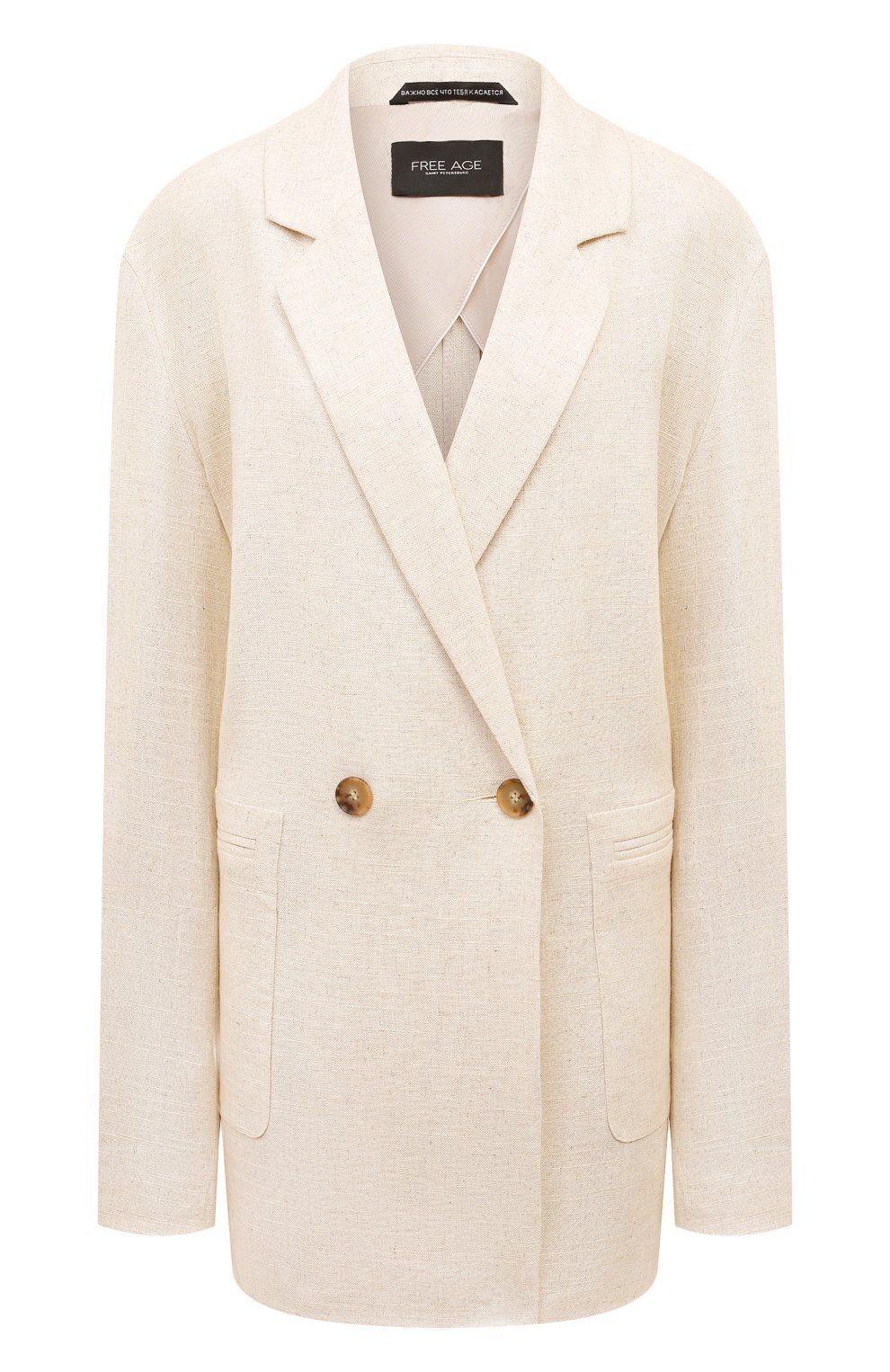 Жакет из вискозы и льна FREEAGE, арт. WS24.JK075.2070.912, фото 1