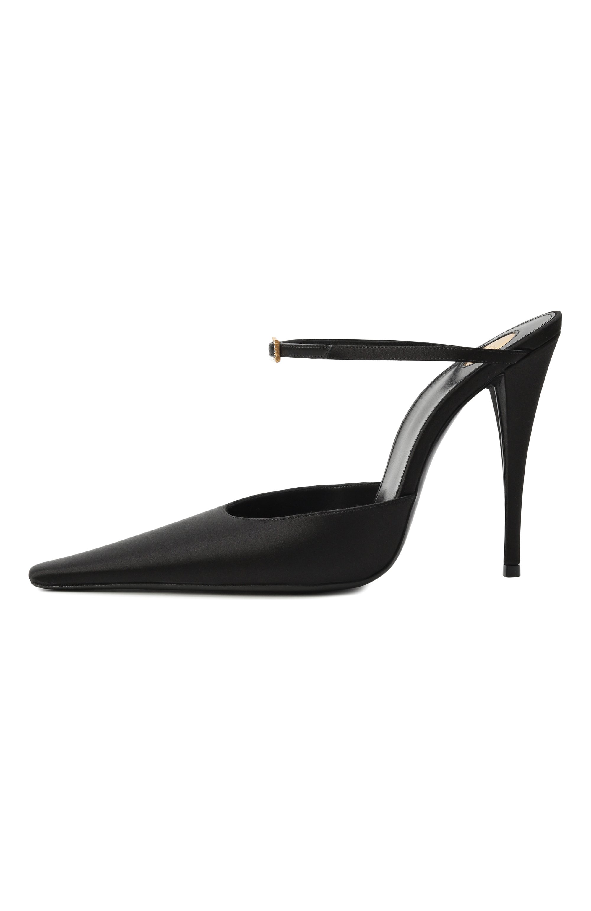 Текстильные мюли doville calypso 110 SAINT LAURENT, арт. 817974/9QNA0, фото 4