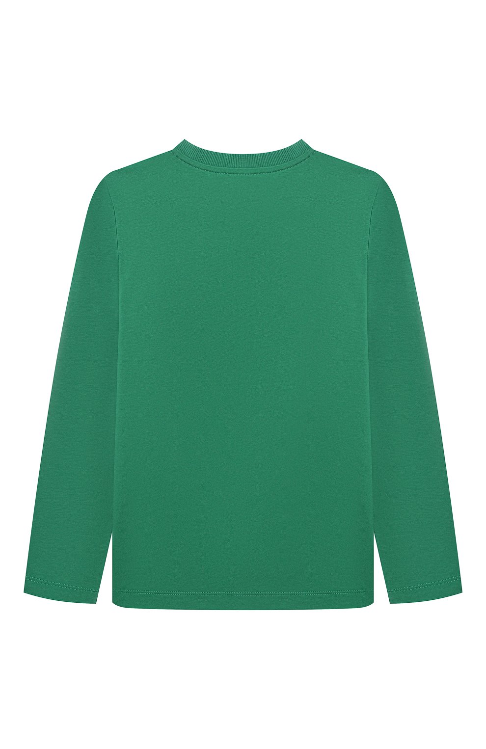 Хлопковый лонгслив MOSCHINO зеленого цвета по цене 7220 руб., арт. HQ000J/LAA10/10-14, фото 2 Хлопковый лонгслив MOSCHINO, арт. HQ000J/LAA10/10-14, фото 2