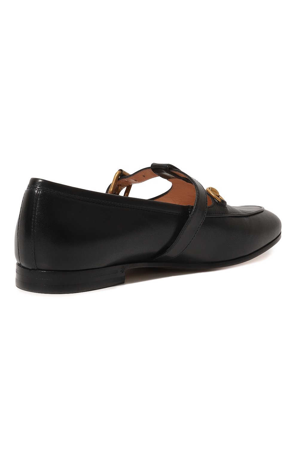 Кожаные лоферы horsebit GUCCI, арт. 674846 C9D00, фото 3