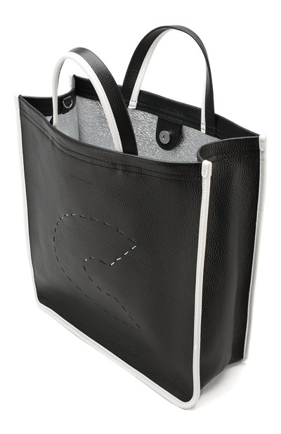Сумка c bag COCCINELLE черно-белого цвета по цене 36700 руб., арт. E1 DJ0 18 01 01, фото 4 Сумка c bag COCCINELLE, арт. E1 DJ0 18 01 01, фото 4