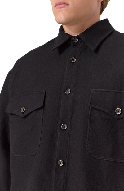 Куртка-рубашка изо льна и шерсти UMA WANG, арт. UM1507, фото 5