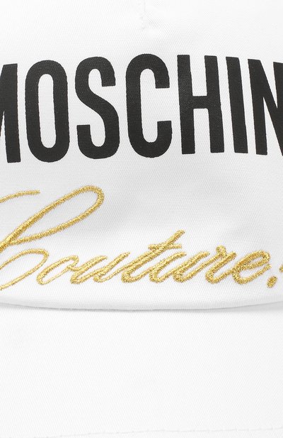 Хлопковая бейсболка MOSCHINO, арт. HDX00S/L0A00, фото 3