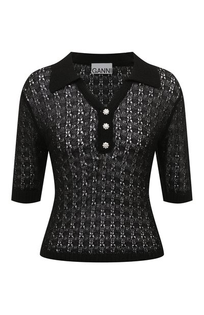 Поло из вискозы GANNI, арт. K2230/2677, фото 1