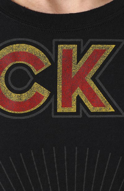 Хлопковая футболка с принтом GUCCI, арт. 493117/X3I29, фото 5