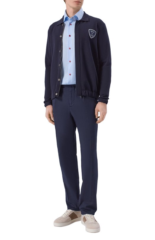 Замшевые кеды Kiton USSA396N01381 Бежевый  USSA396N01381 Фото 2