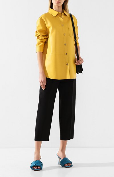 Кожаные мюли BOTTEGA VENETA, арт. 608854/VBSS0, фото 2