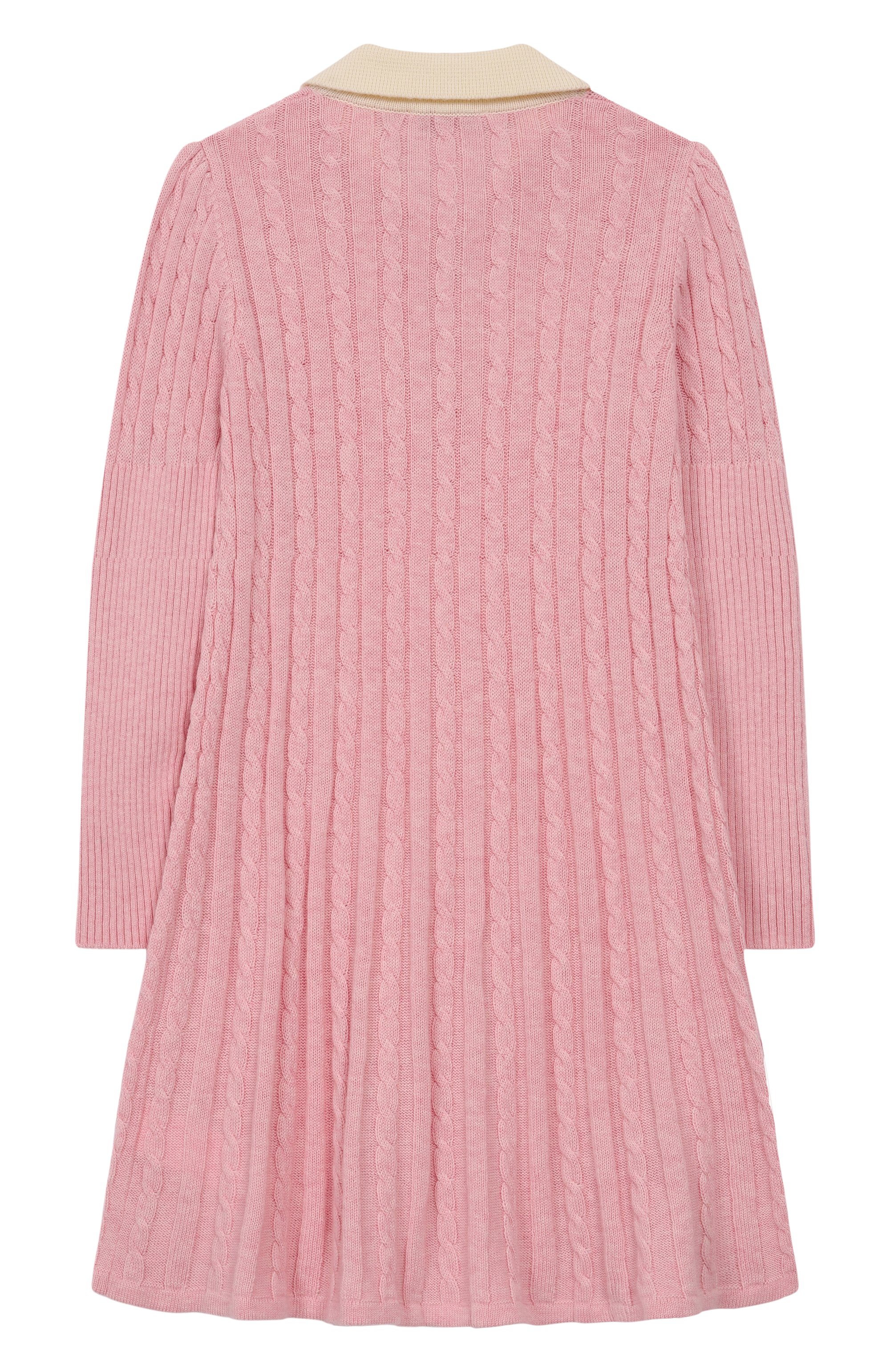 Платье из шерсти и хлопка MONNALISA, арт. 19F914, фото 2