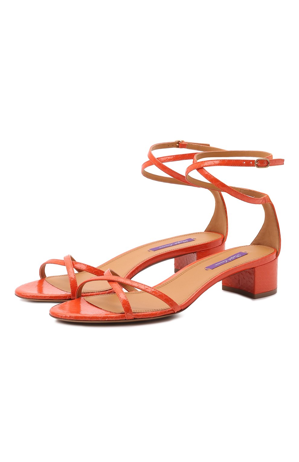 Босоножки pearlina из кожи змеи RALPH LAUREN, арт. 800866658, фото 1