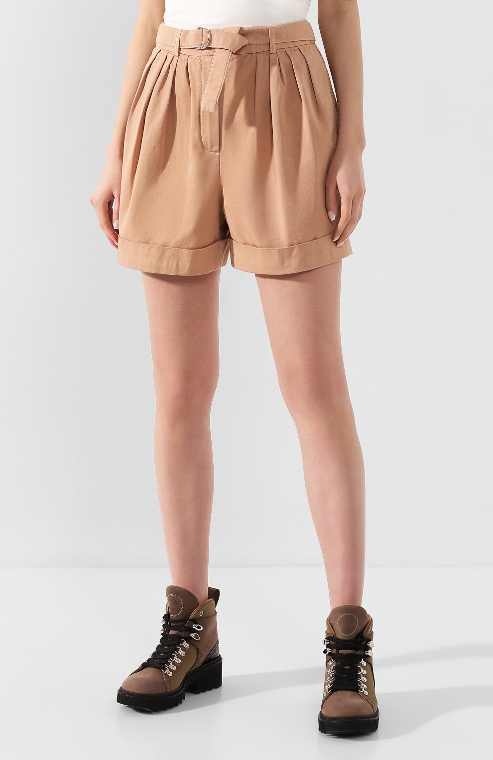 Хлопковые шорты ACNE STUDIOS розового цвета по цене 21900 руб., арт. AE0016/W, фото 3 Хлопковые шорты ACNE STUDIOS, арт. AE0016/W, фото 3
