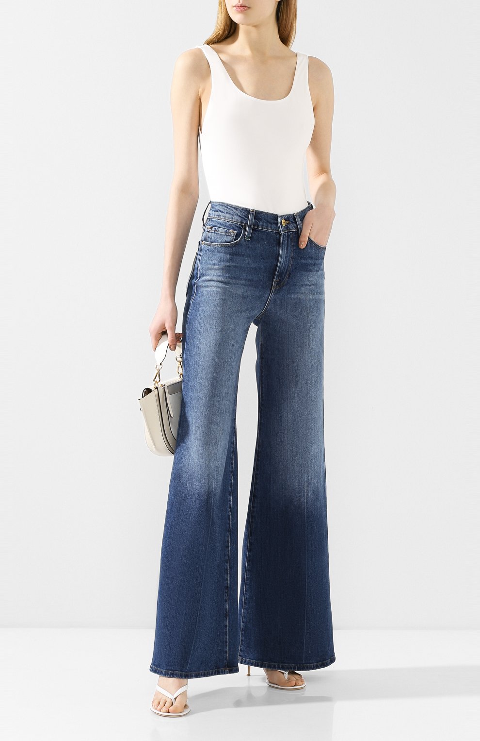 Расклешенные джинсы FRAME DENIM, арт. LPP204, фото 2