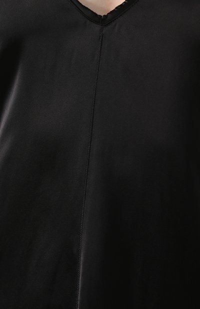 Атласное платье FORTE_FORTE черного цвета по цене 65100 руб., арт. 6239, фото 5 Атласное платье FORTE_FORTE, арт. 6239, фото 5