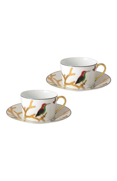 Набор из двух чашек для завтрака с блюдцами aux oiseaux  BERNARDAUD, арт. 2488/83-2, фото 1