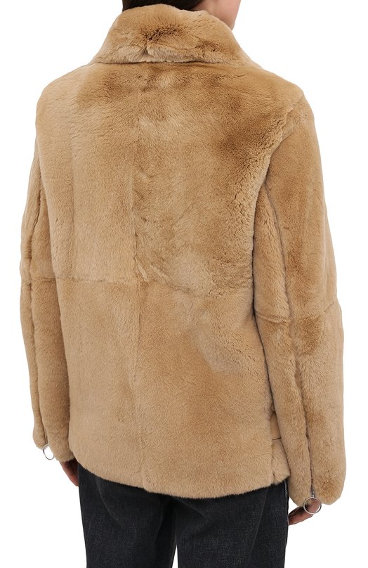 Шуба из меха кролика Sprung Коричневый, фото 4