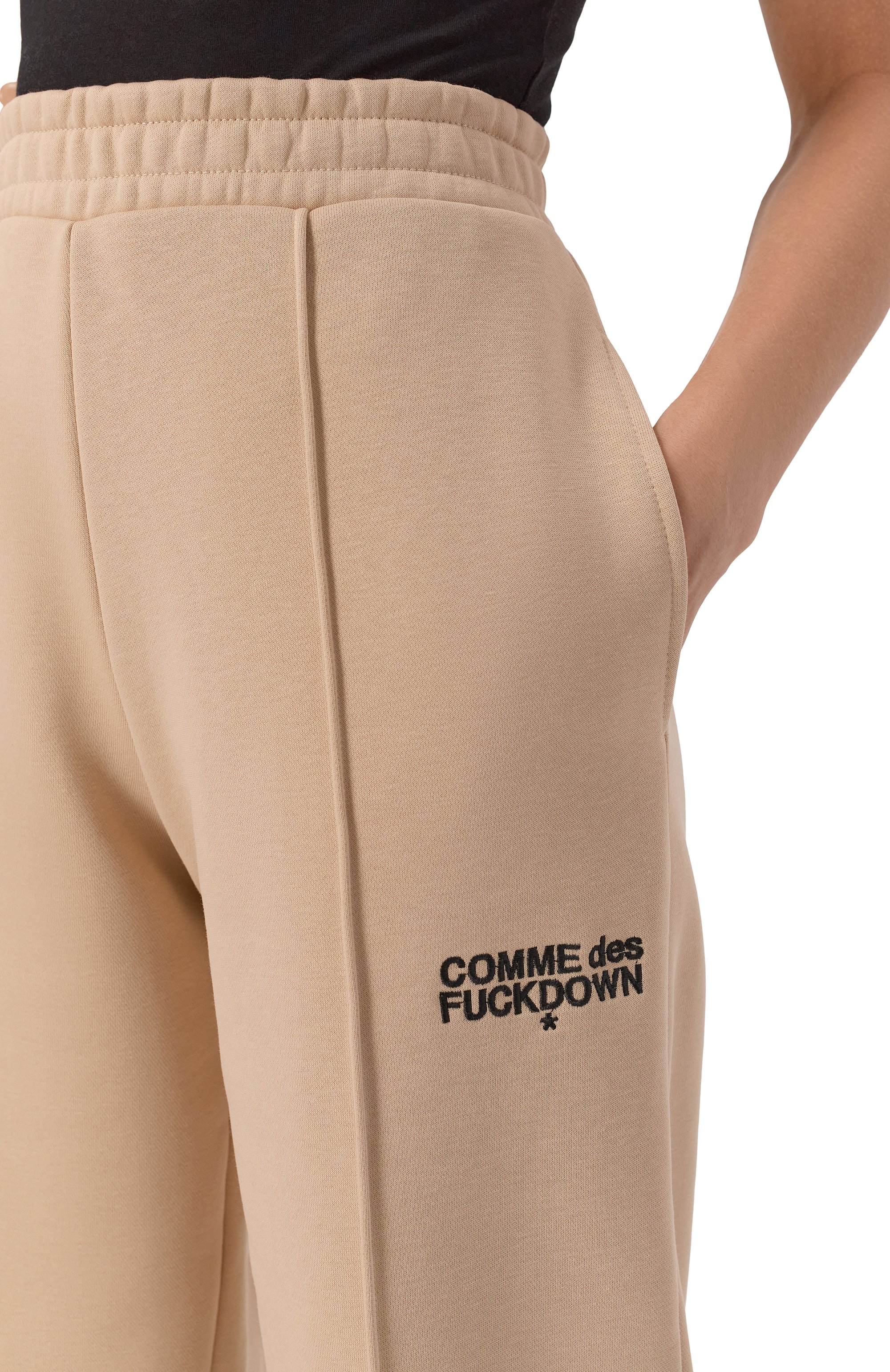 Хлопковые брюки COMME DES FUCKDOWN, арт. CFABW01374, фото 5